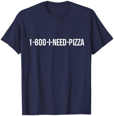 Pizza Phone Number T-Shirt - T-Shirt | Navy
