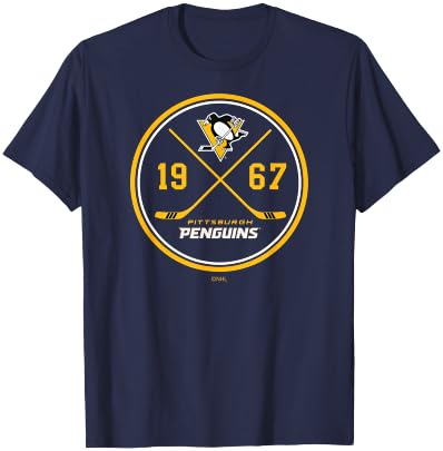 Pittsburgh Penguins Prize Dark Heather Officially Licensed T-Shirt - T-Shirt | Navy