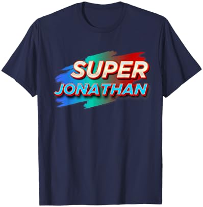 Super JONATHAN Funny Name JONATHANS T-Shirt - T-Shirt | Navy