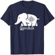 Thailand Bangkok Elephant Graphic Thai Souvenir Travel Gift T-Shirt - T-Shirt | Navy