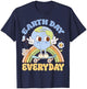 Cute Kawaii Earth Day Everyday Skateboard Rainbow T-Shirt - T-Shirt | Navy