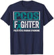 PCOS Awareness Shirt Polycystic Ovarian Syndrome Fighter T-Shirt - T-Shirt | Navy