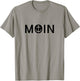 Moin, little anchor, good morning, North Germany, Hamburg T-Shirt - T-Shirt | Sand