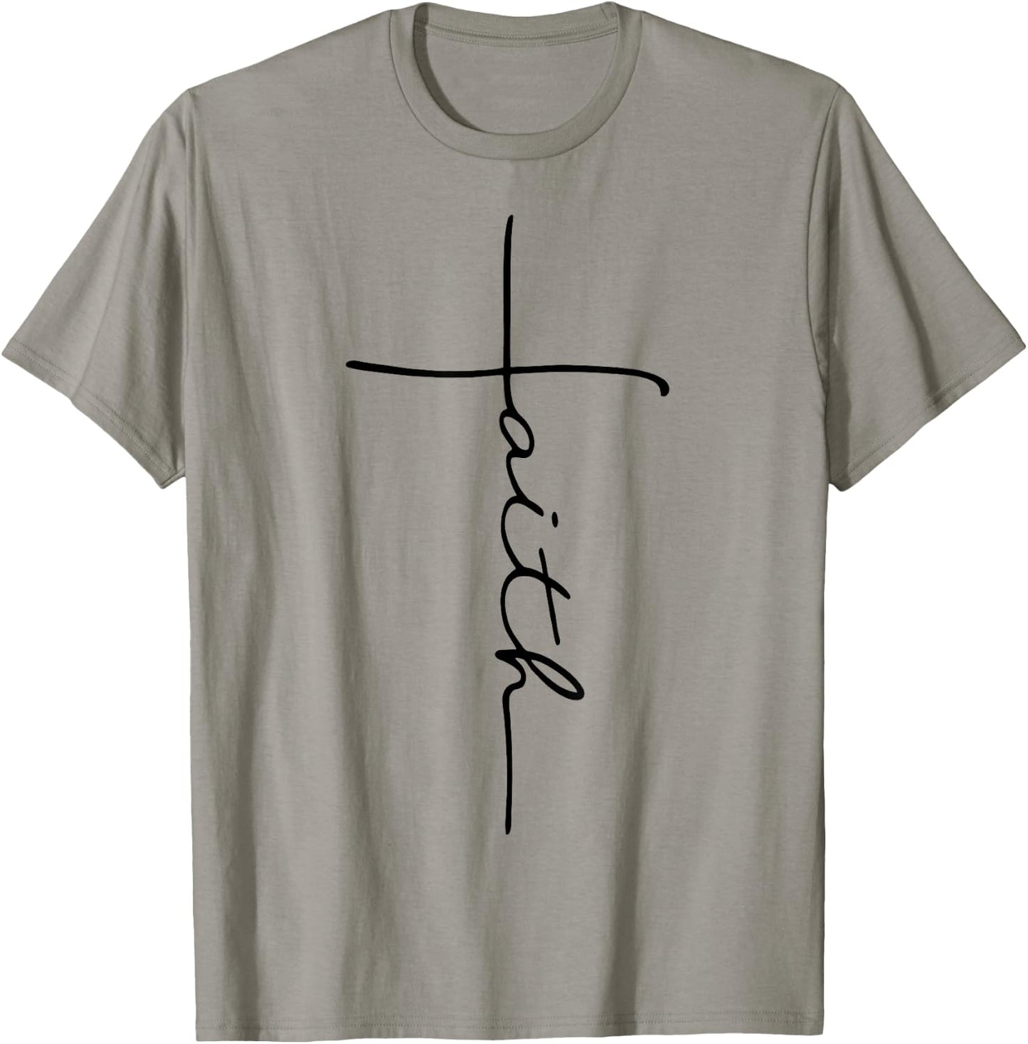 Faith Cross T-Shirt - T-Shirt | Sand