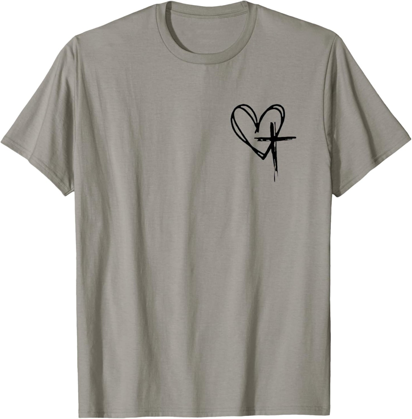 Jesus Has My Back T-Shirt - T-Shirt | Sand
