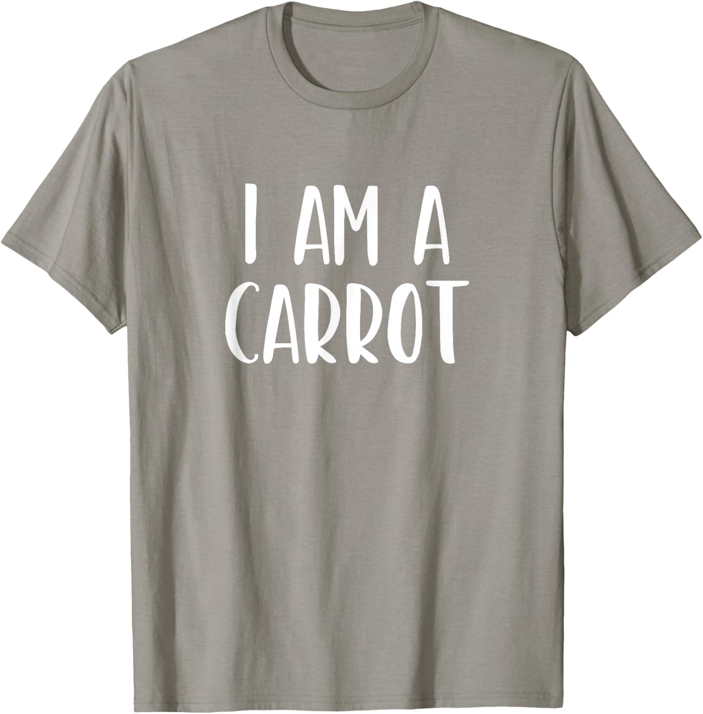 I Am A Carrot Halloween I'm Simple Costume Lazy T-Shirt - T-Shirt | Sand