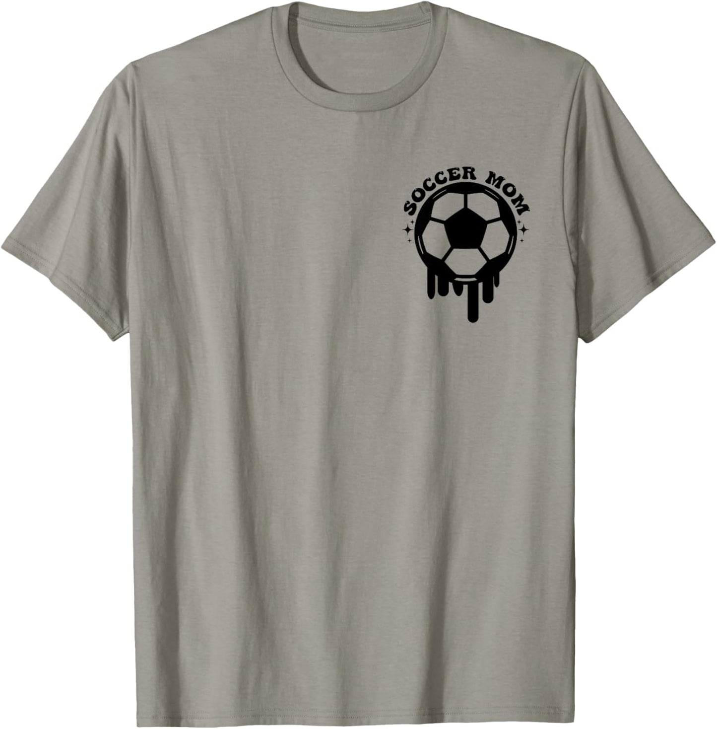 Soccer Mom Let’s kick Some Grass Funny Cheer mom T-Shirt - T-Shirt | Sand