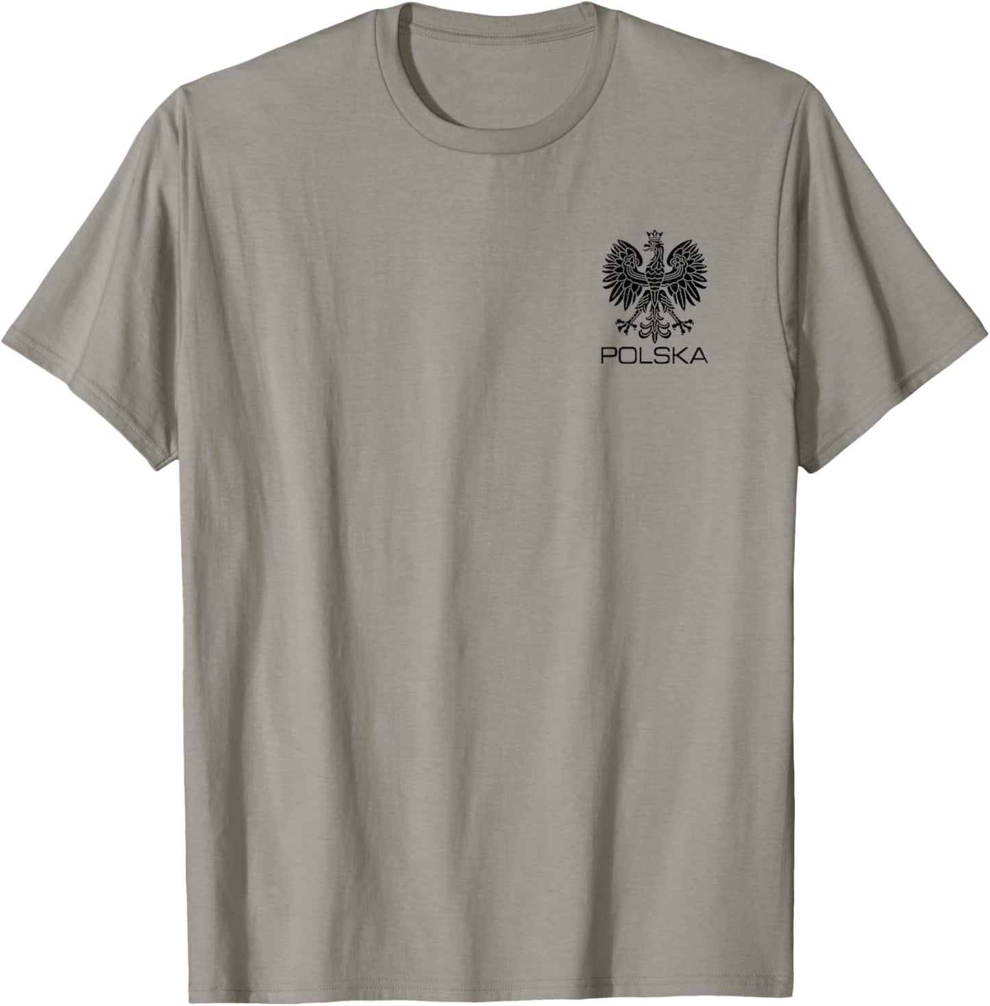 Polska Poland Eagle Symbol Flag Polish Coat of Arms Emblem T-Shirt - T-Shirt | Sand