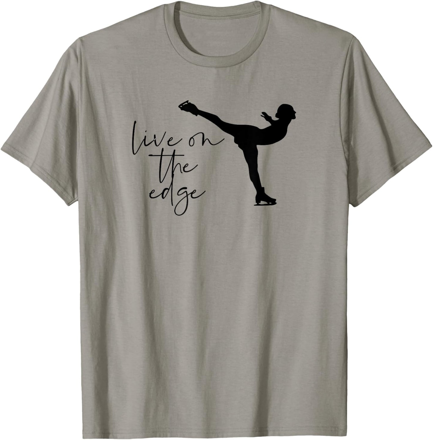 Figure Skating Cute Funny Women Girls Ice Skating T-Shirt - T-Shirt | Sand