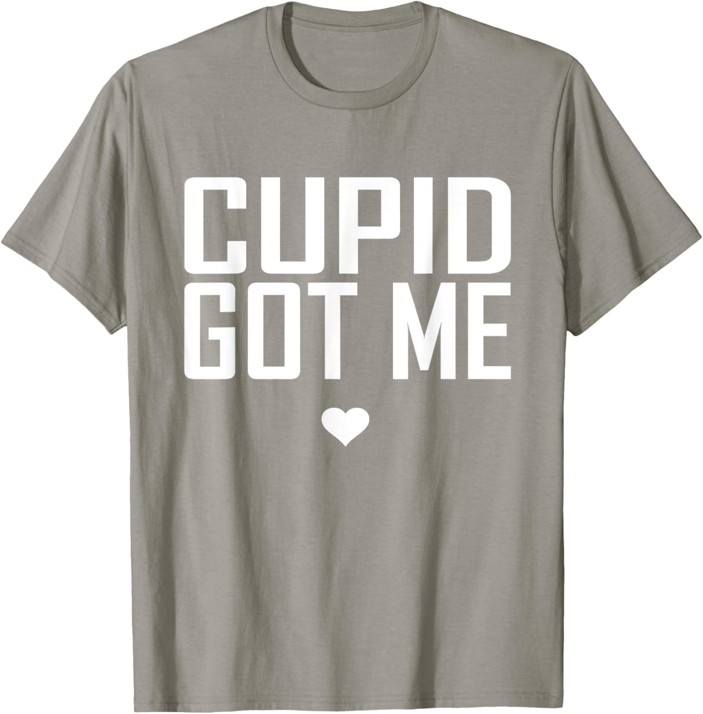 Cupid got me cute romance cherub valentine gift outfit T-Shirt - T-Shirt | Sand