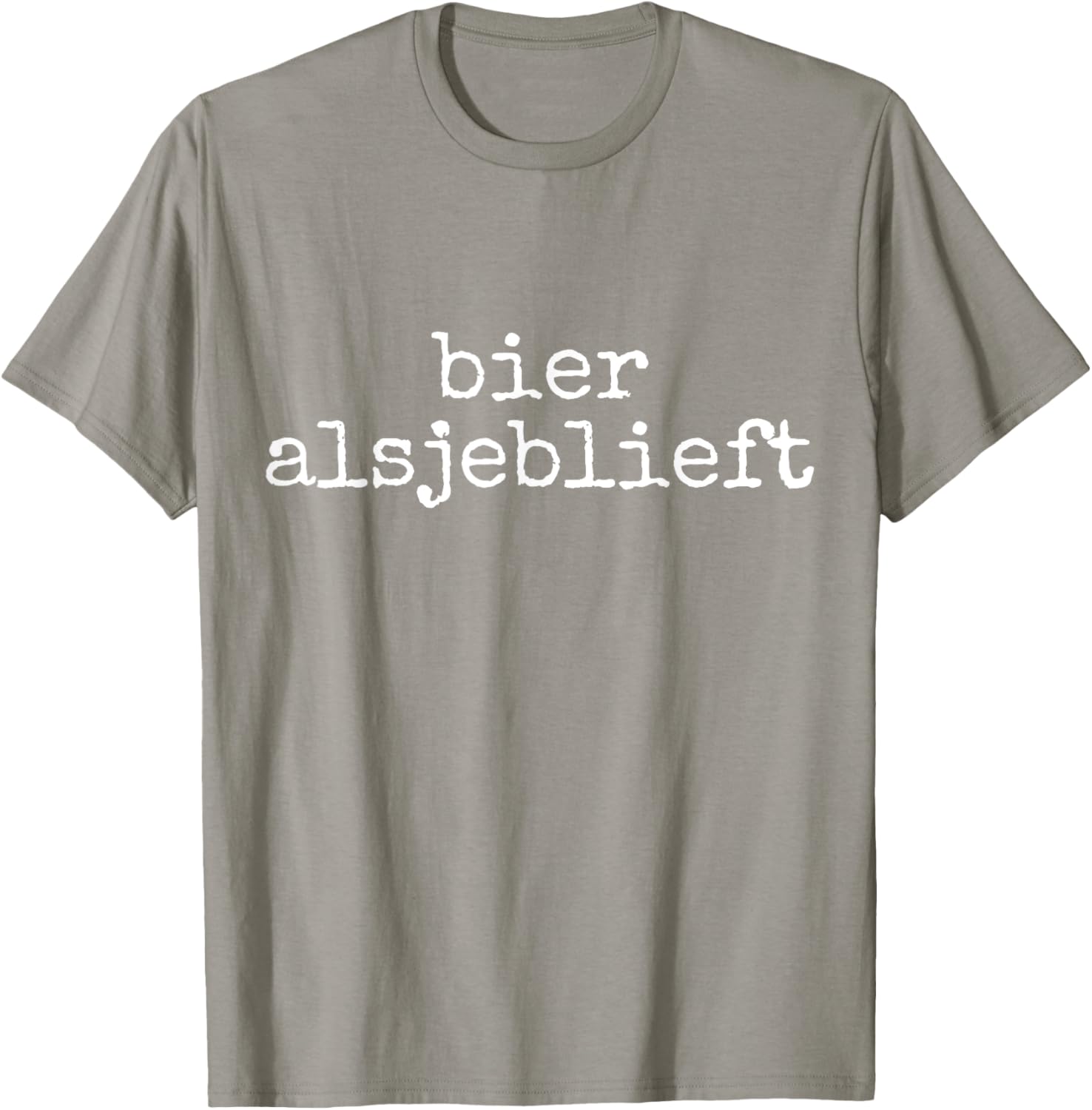 Bier Alsjeblieft Beer Please Dutch Funny Orange Netherlands T-Shirt - T-Shirt | Sand