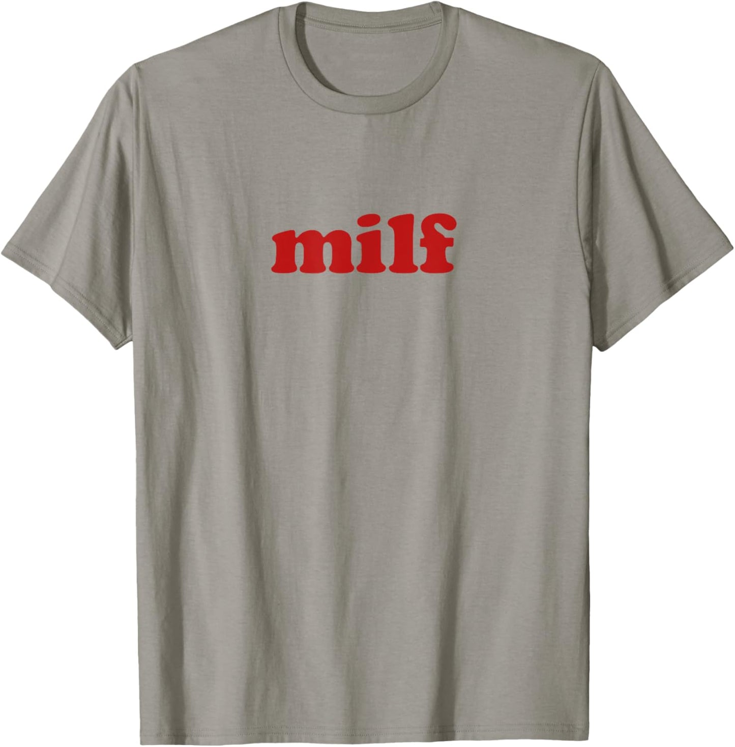 milf y2k aesthetic , white, S T-Shirt - T-Shirt | Sand