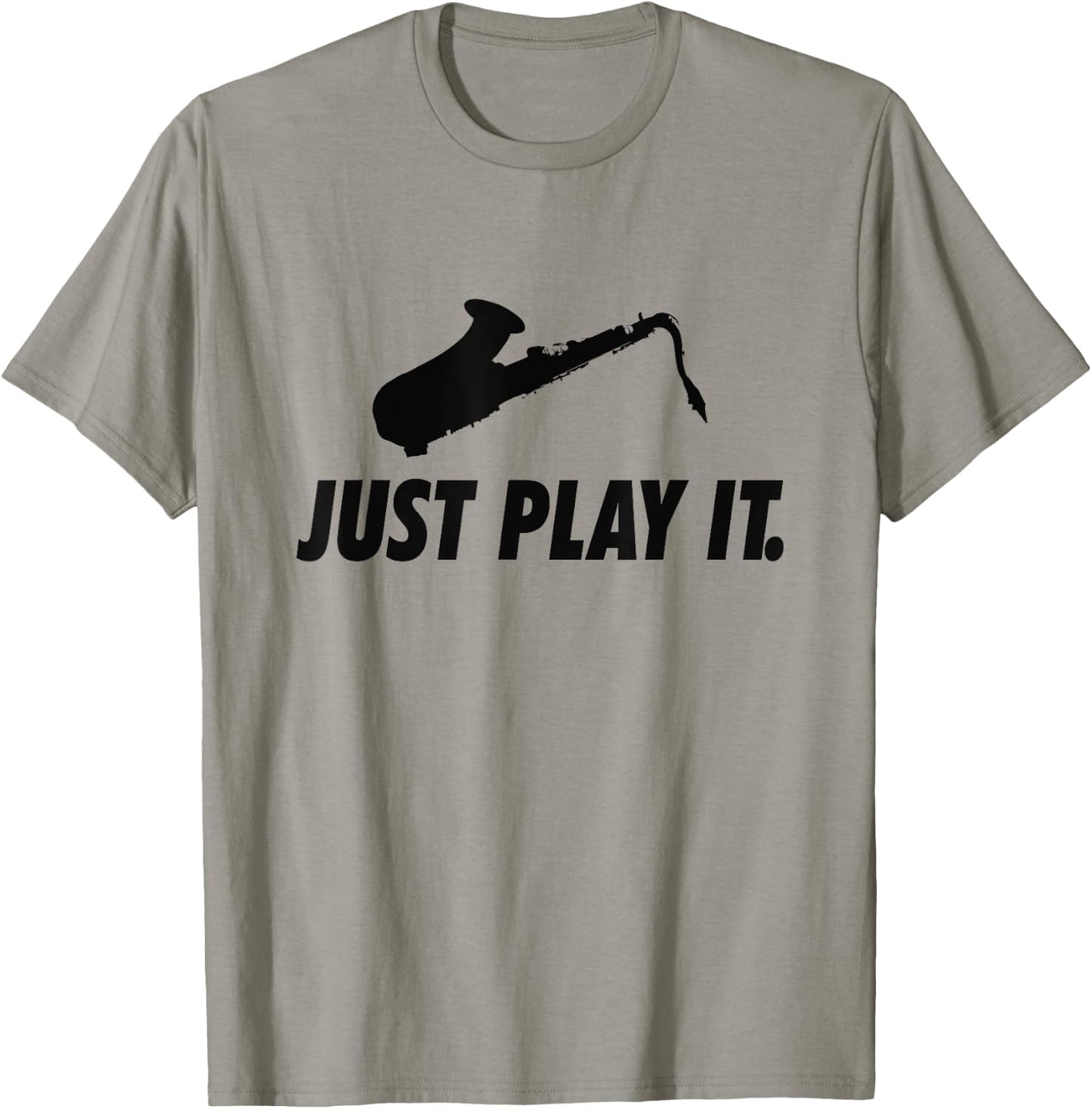 Fun Tenor Saxophone Player Play Sax Saxy Marching Band Gift T-Shirt - T-Shirt | Sand