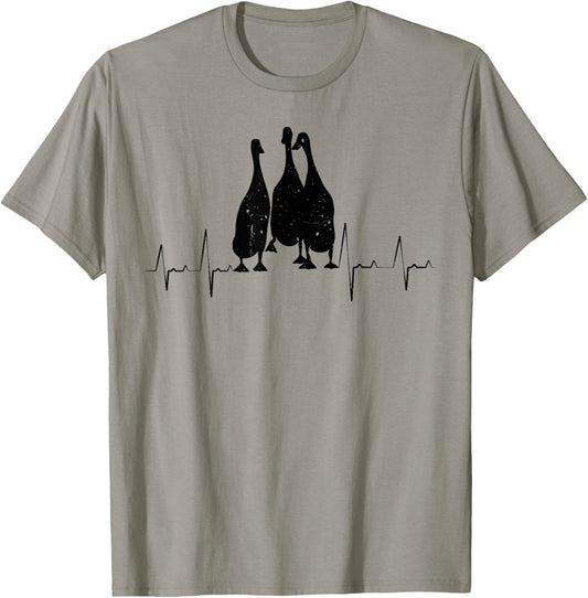 Duck Lover Indian Runner Duck Decor Indian Runner Duck Eggs T-Shirt - T-Shirt | Sand