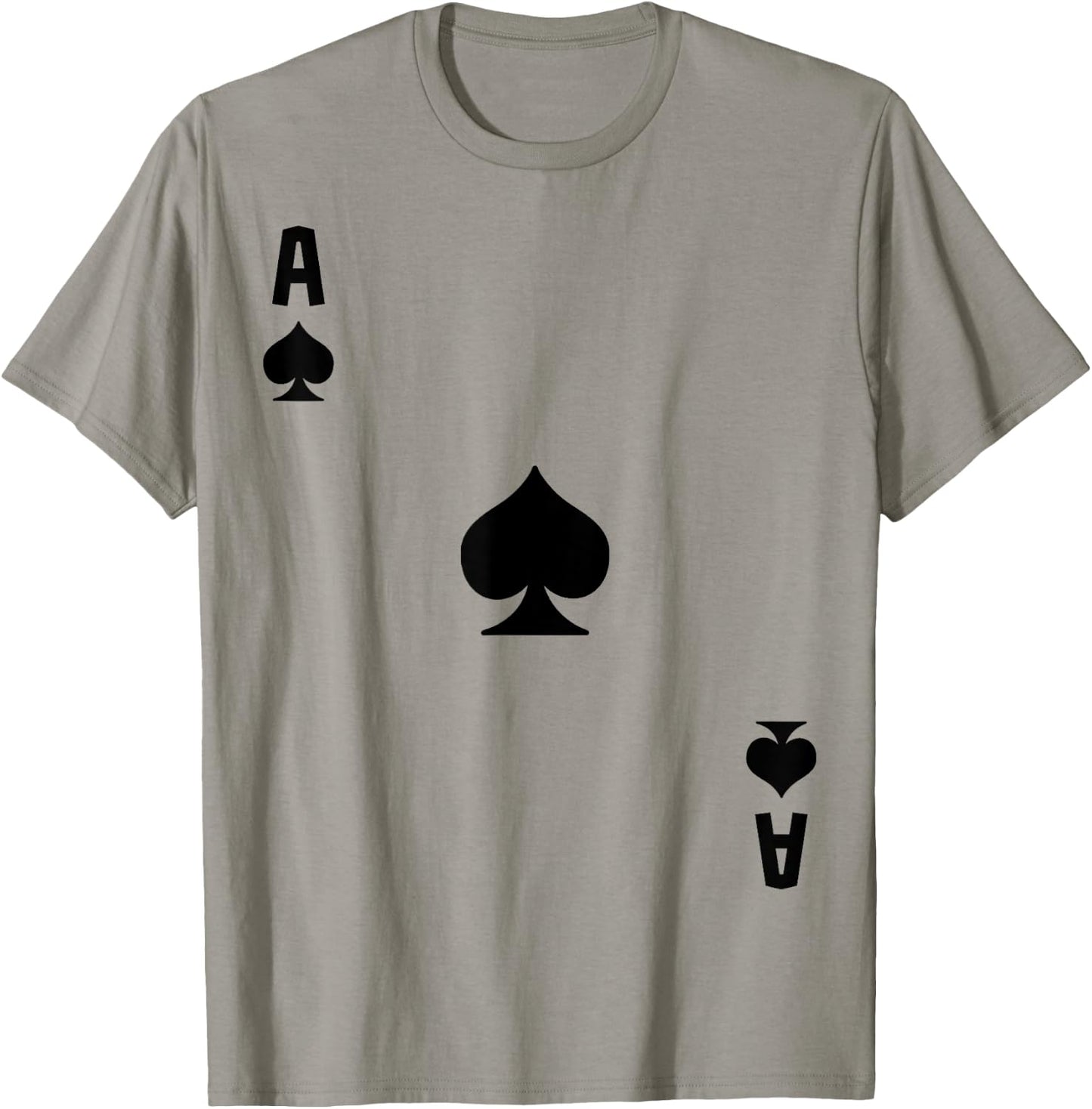 Ace of Spades Cards Deck Halloween Costume T-Shirt - T-Shirt | Sand