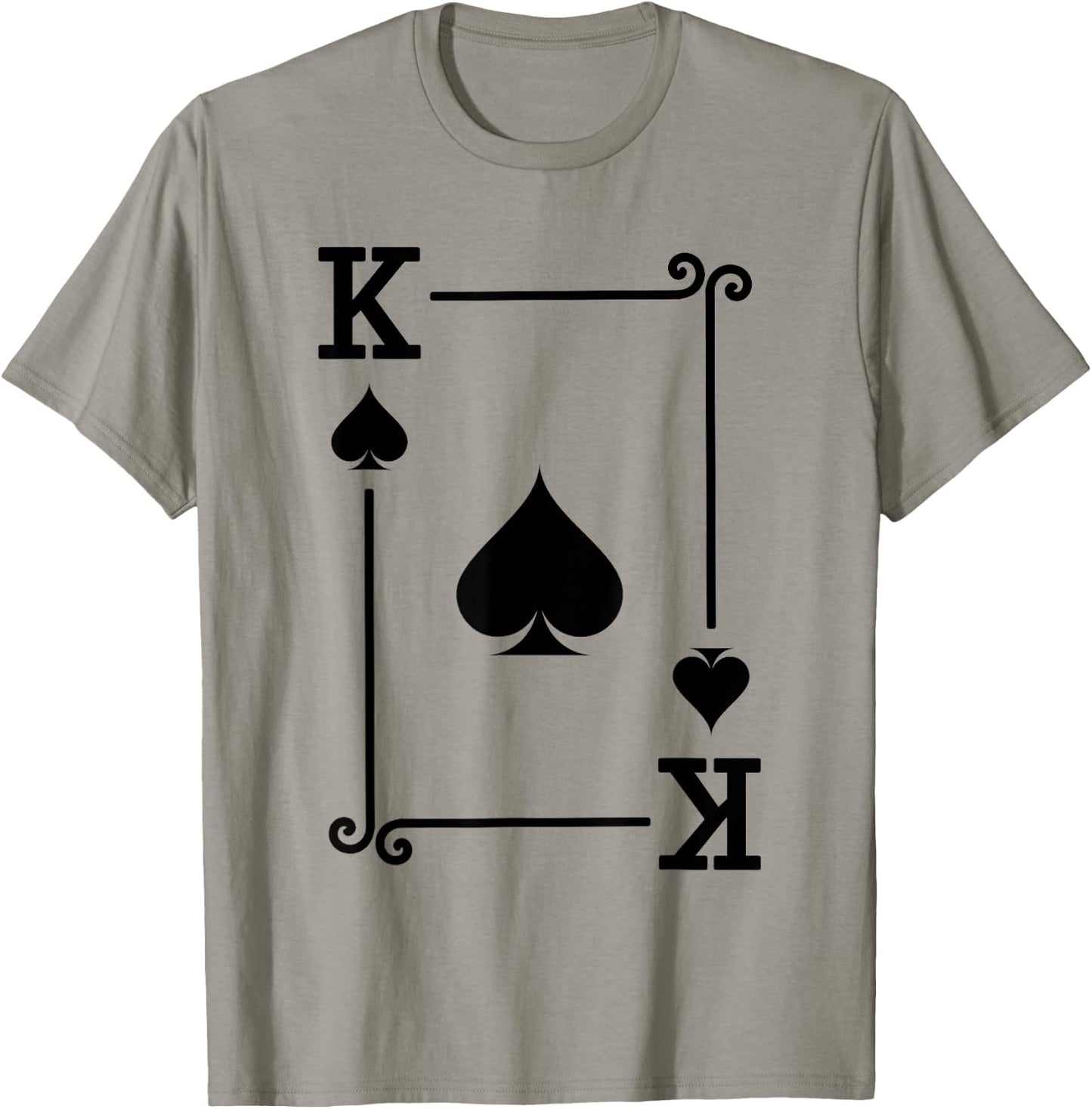 King Spades Card Costume - Playing Cards - King Spades T-Shirt - T-Shirt | Sand
