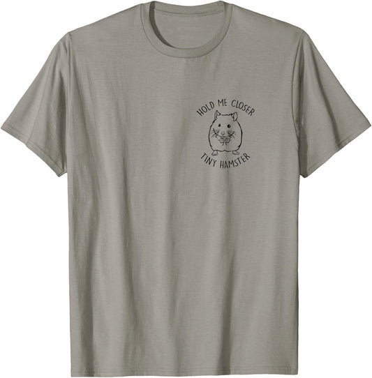 Hold Me Closer Tiny Hamster Lover Hamster Mom Pocket Print T-Shirt - T-Shirt | Sand