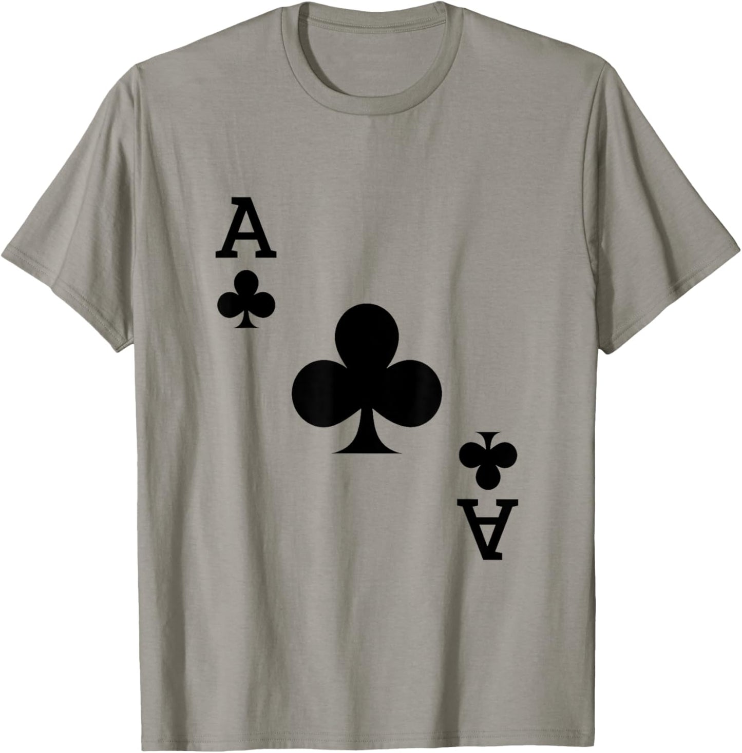 Ace of Clubs Deck of Cards Carnival Halloween Costume T-Shirt - T-Shirt | Sand