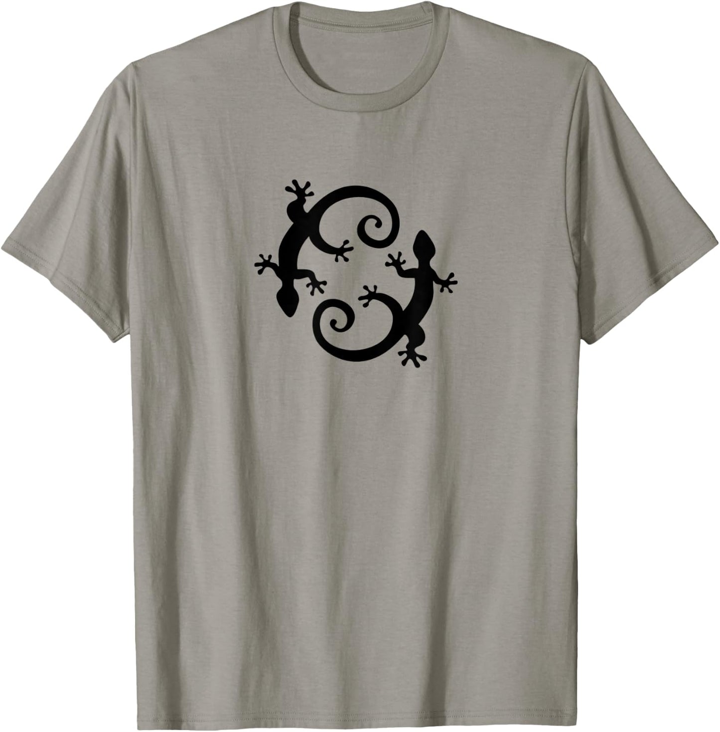 Gecko, lucky charm, lizard, salamander, reptile, animal T-Shirt - T-Shirt | Sand