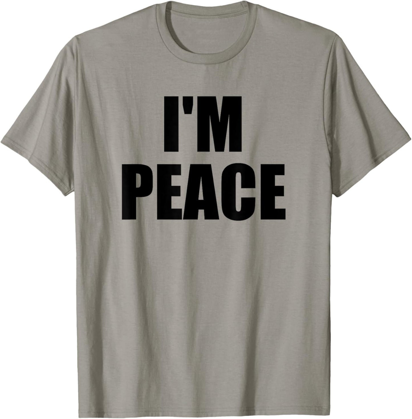 I COME IN PEACE - I'M PEACE Couples T-Shirt - T-Shirt | Sand