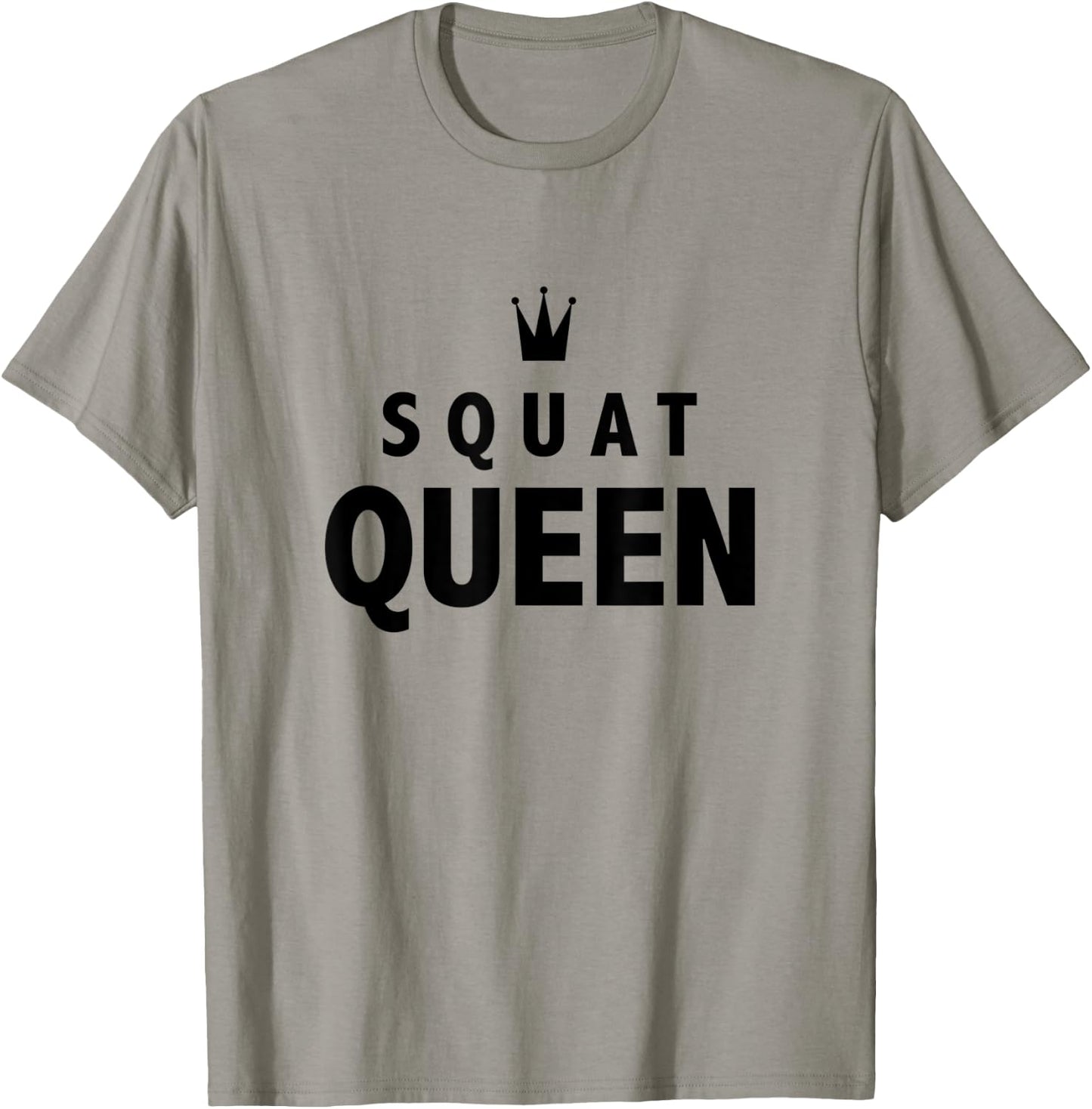 Squat Queen Workout Gym T-Shirt - T-Shirt | Sand