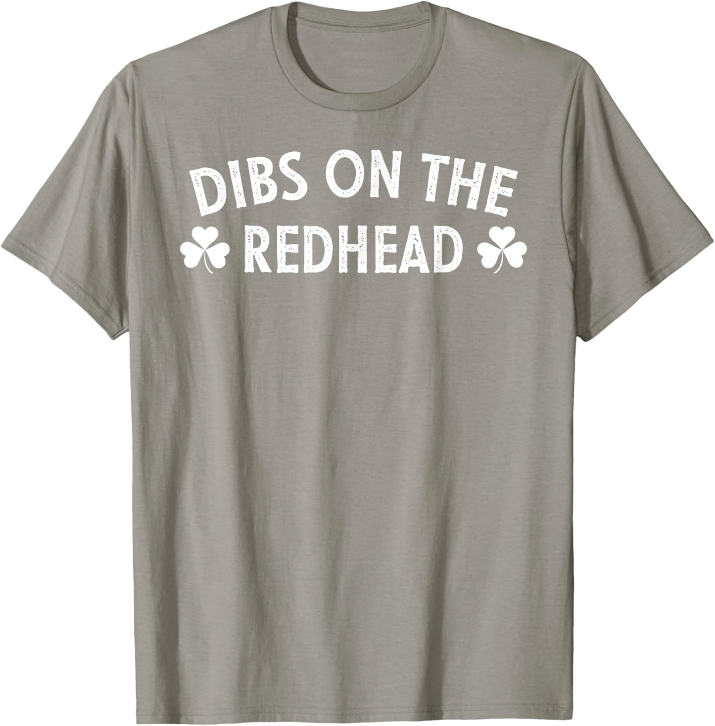 Dibs On The Redhead Drinking St Patricks Day T-Shirt - T-Shirt | Sand