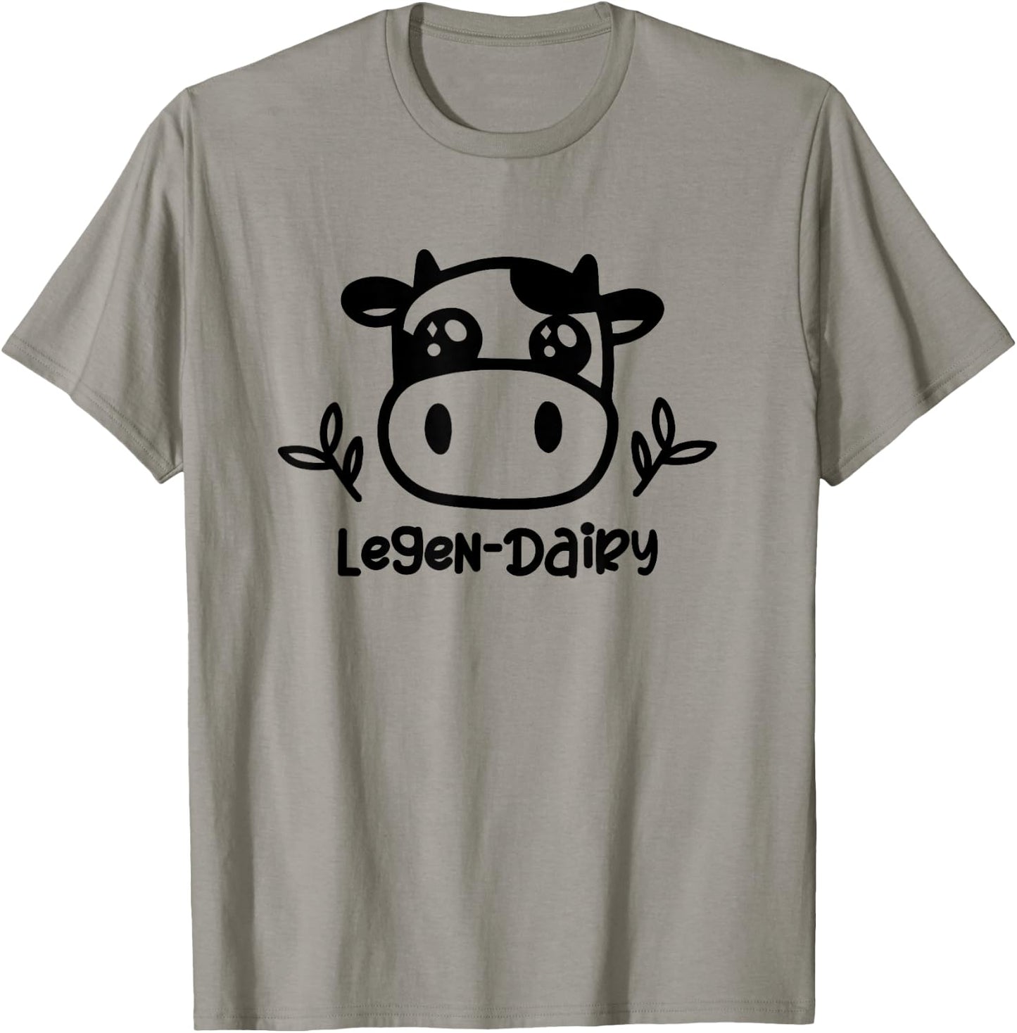 Funny Cow pun Dairy Cow gift Legen...Dairy Legendary T-Shirt - T-Shirt | Sand