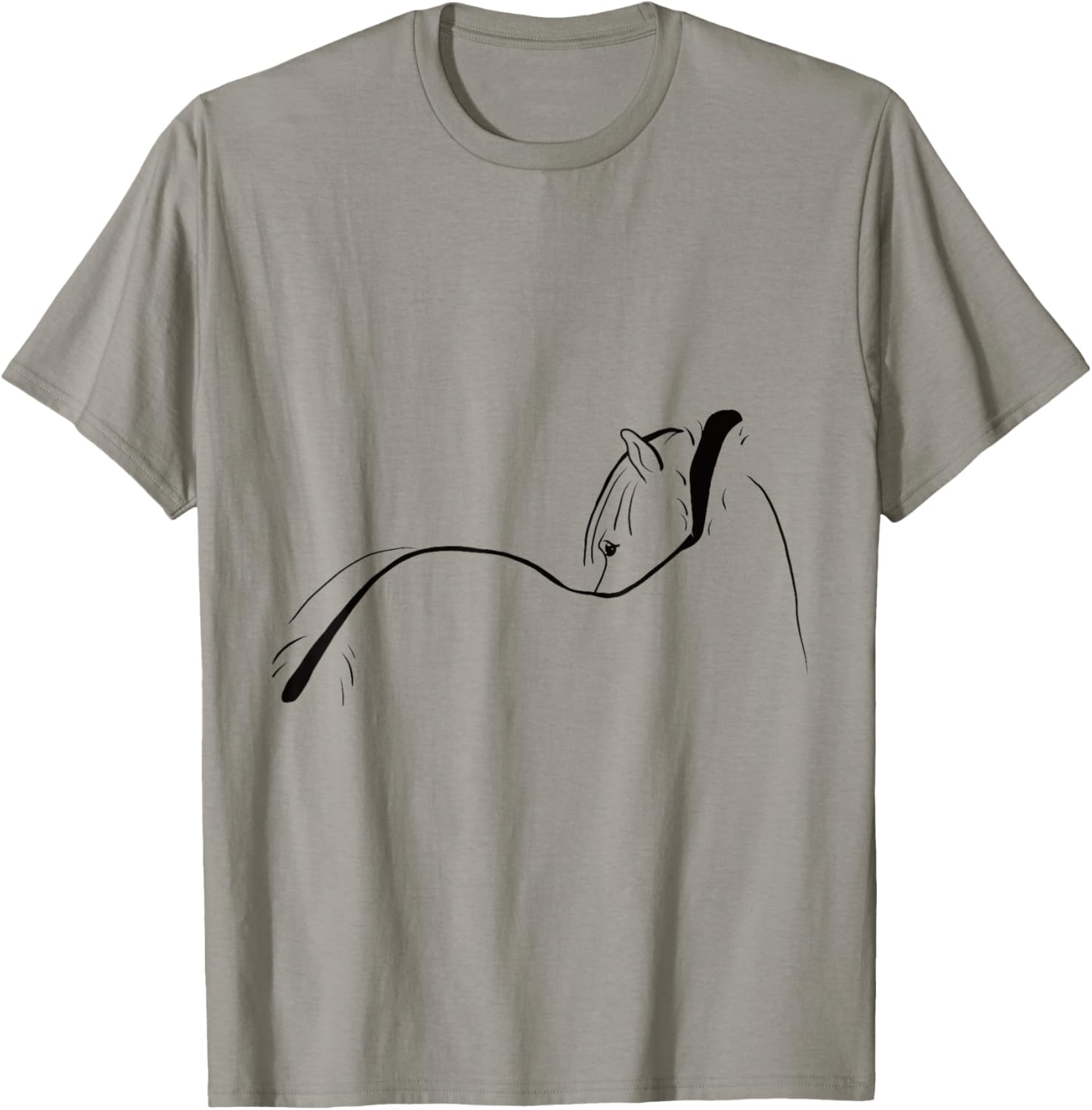 Fjord Horse With Eel Streak T-Shirt - T-Shirt | Sand