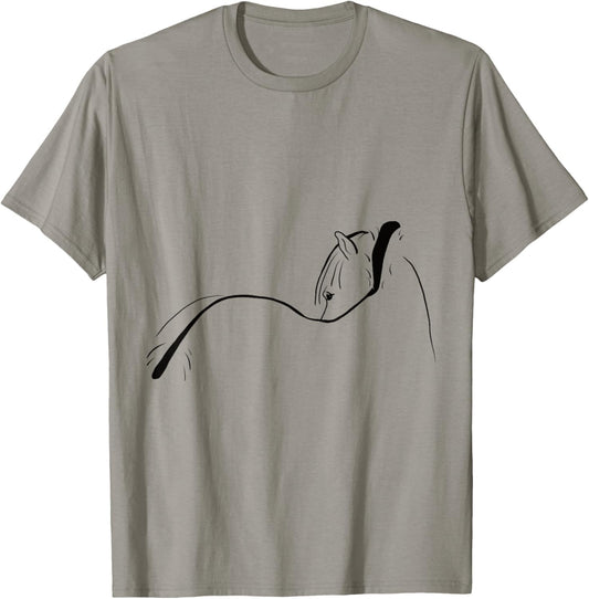 Fjord Horse With Eel Streak T-Shirt - T-Shirt | Sand