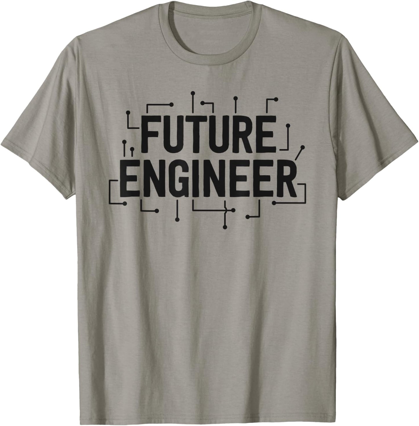 Electrical Engineering Shirt Circuit Kids Future Engineer T-Shirt - T-Shirt | Sand