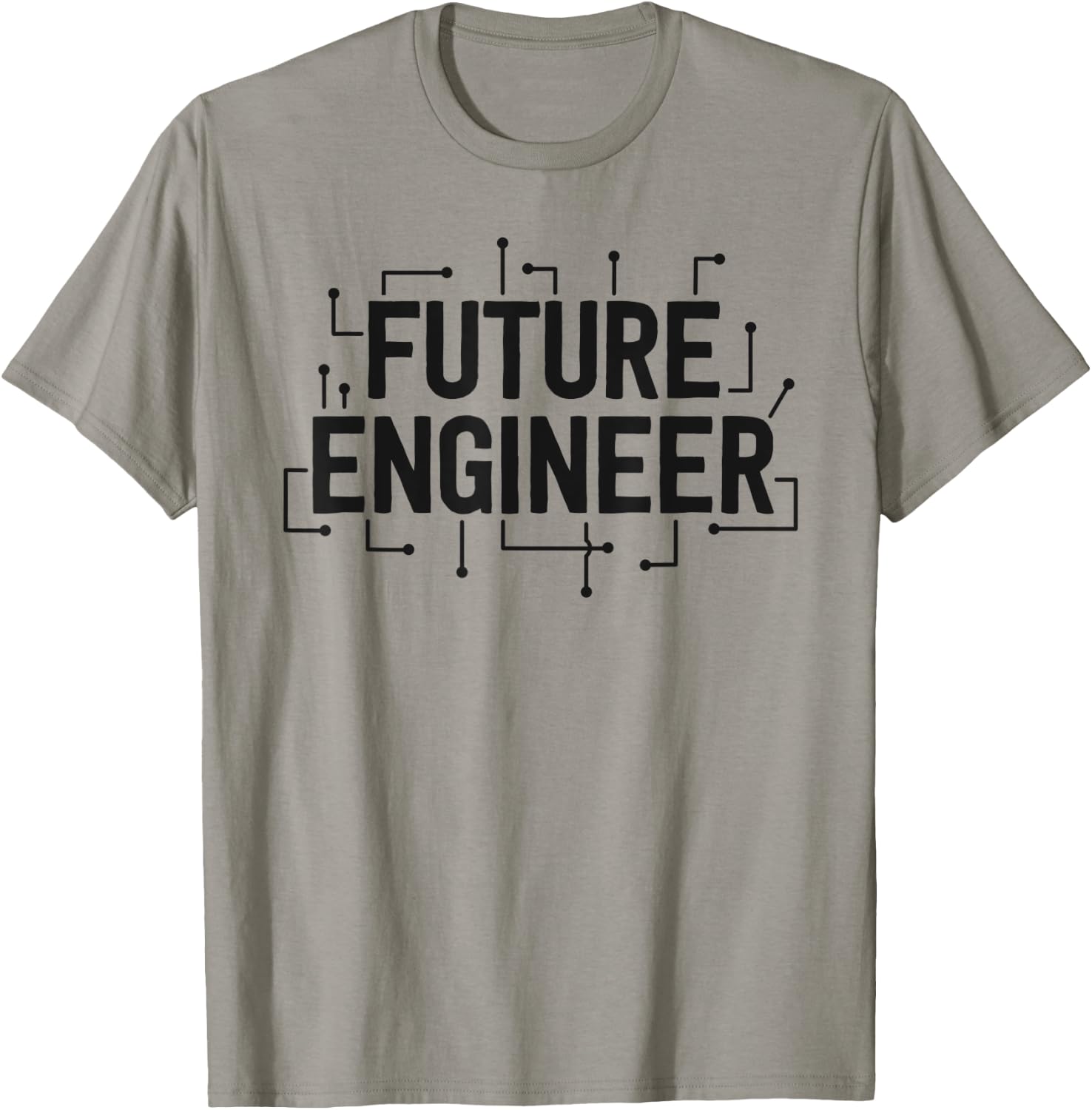 Electrical Engineering Shirt Circuit Kids Future Engineer T-Shirt - T-Shirt | Sand