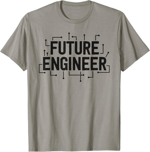 Electrical Engineering Shirt Circuit Kids Future Engineer T-Shirt - T-Shirt | Sand