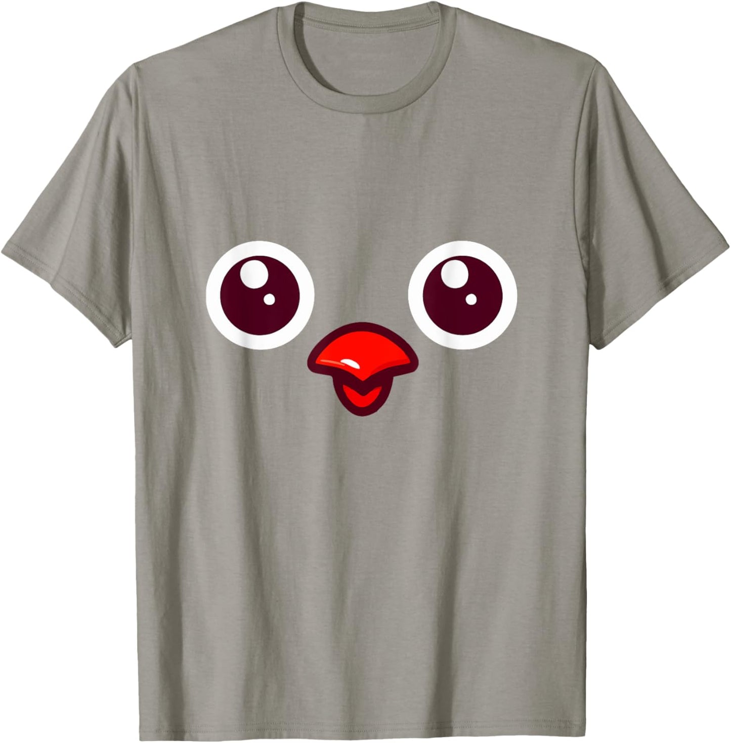 Cute Yellow Chick Face Costume For Kids Farm Animal Meme T-Shirt - T-Shirt | Sand
