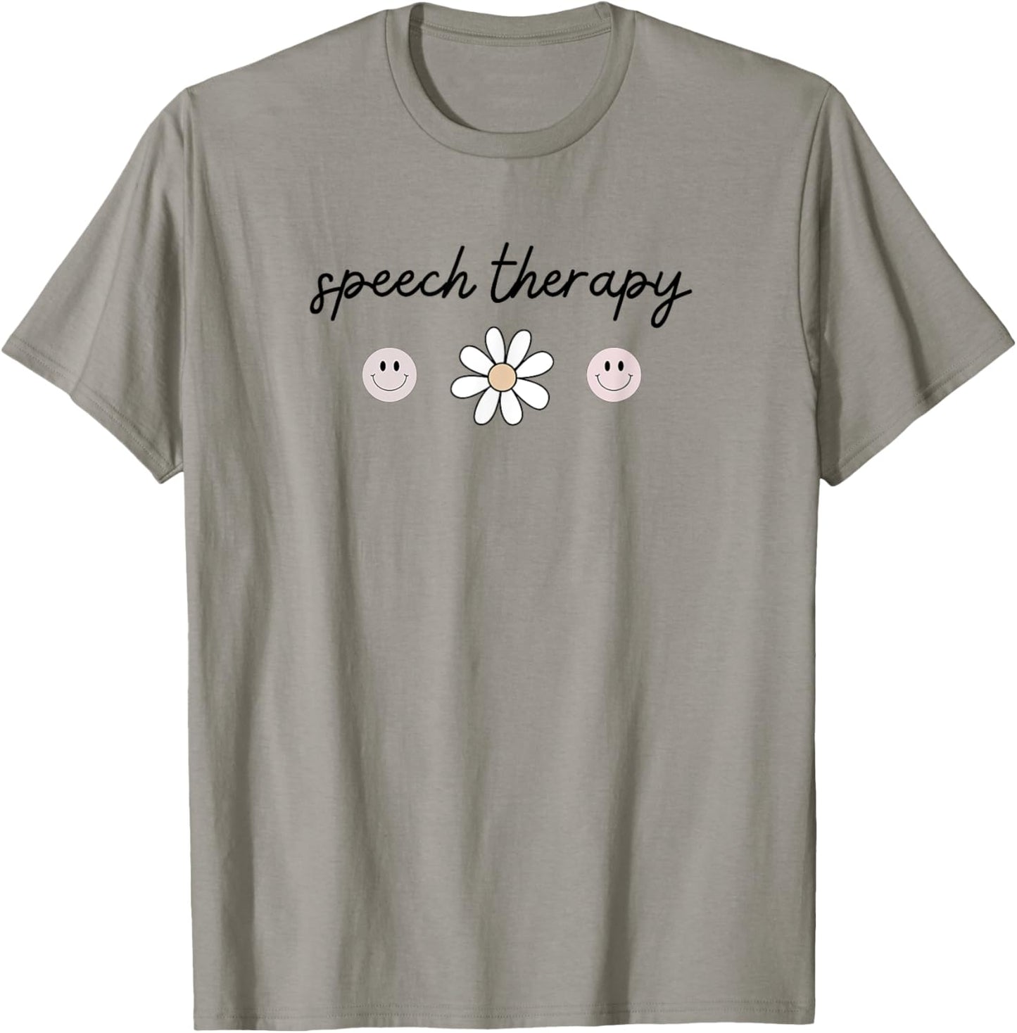 Speech Therapy Retro Daisy Flower SLP SLPA Graduation Women T-Shirt - T-Shirt | Sand