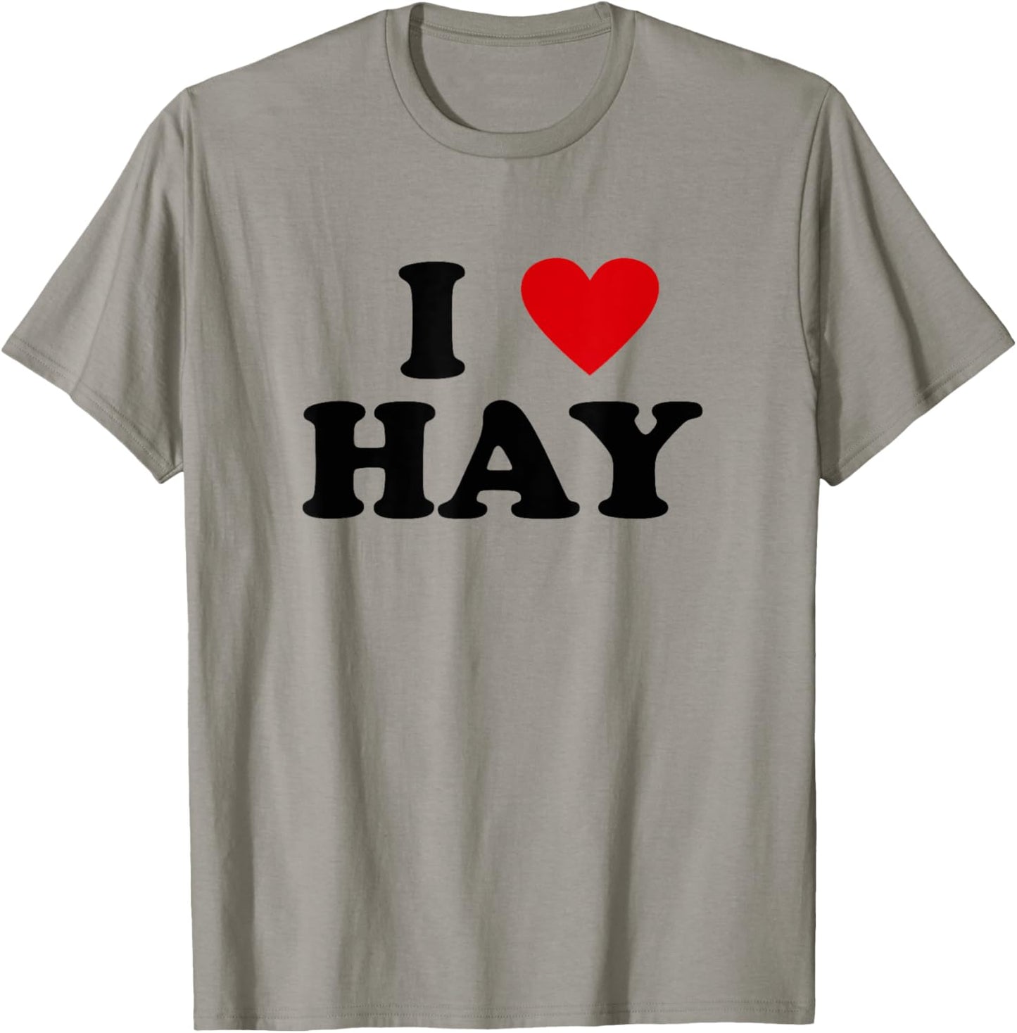I Heart Crops Farming Farmer - I Love Hay T-Shirt - T-Shirt | Sand
