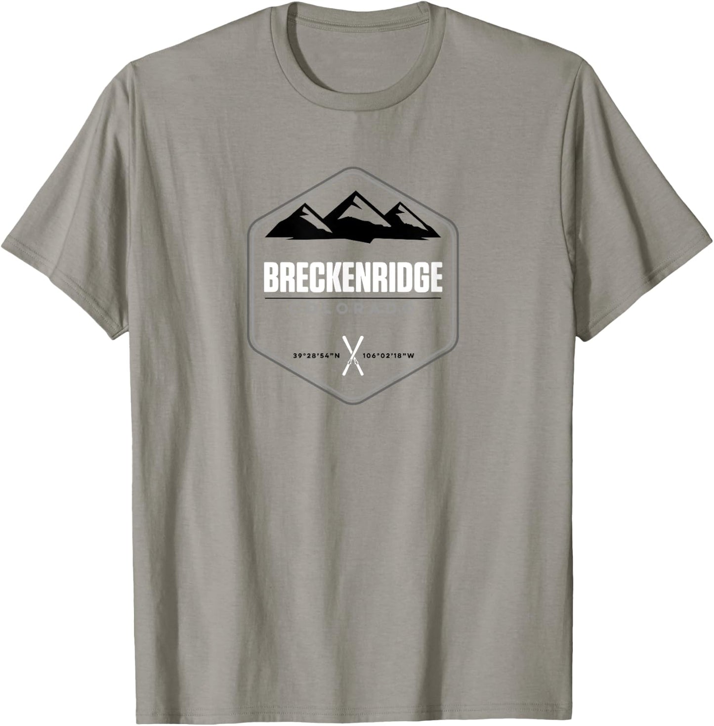 Breckenridge Colorado Skiing T Shirt T-Shirt - T-Shirt | Sand