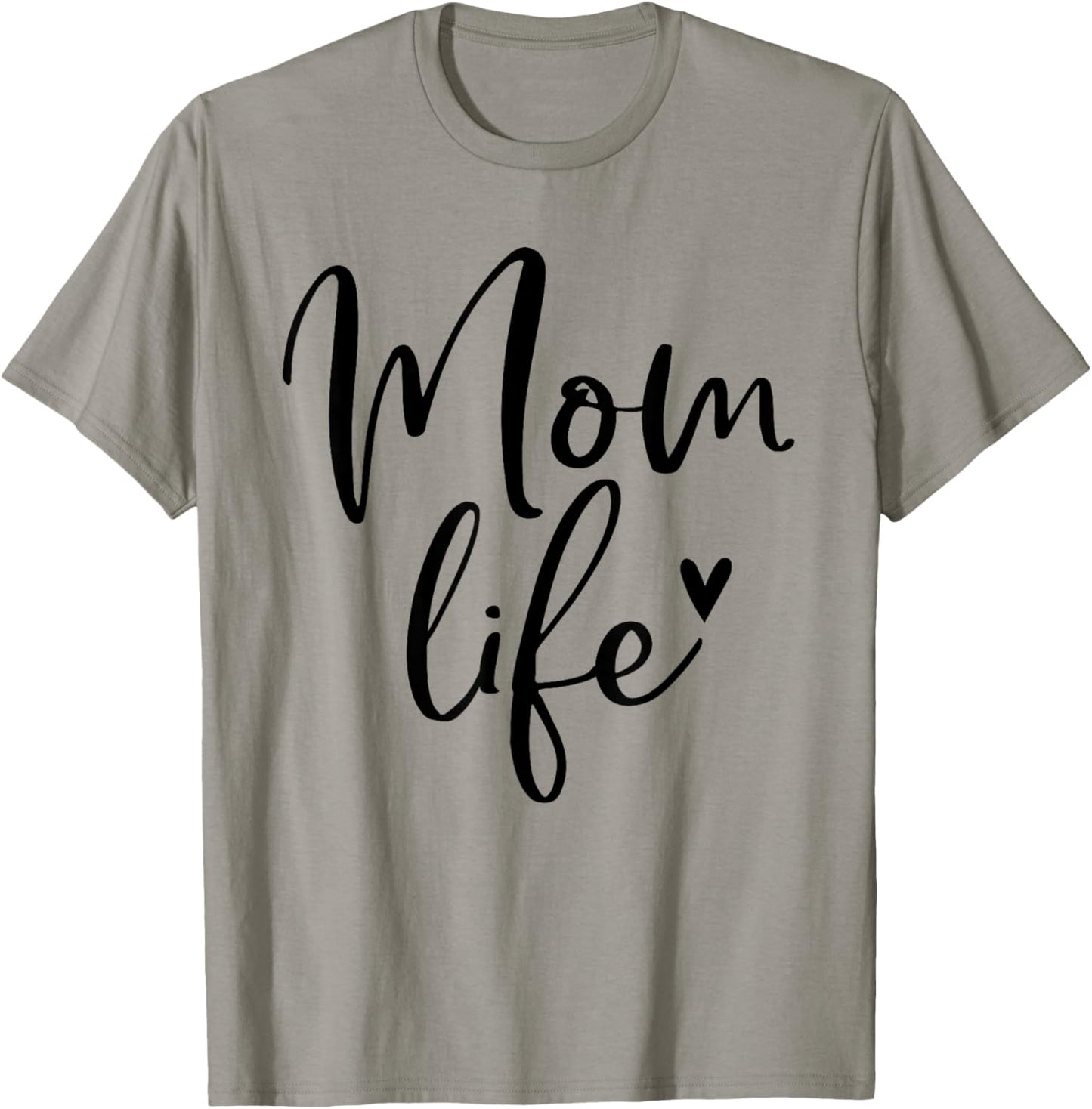 Mom Life Gifts Mom Life Heart Mama T-Shirt - T-Shirt | Sand