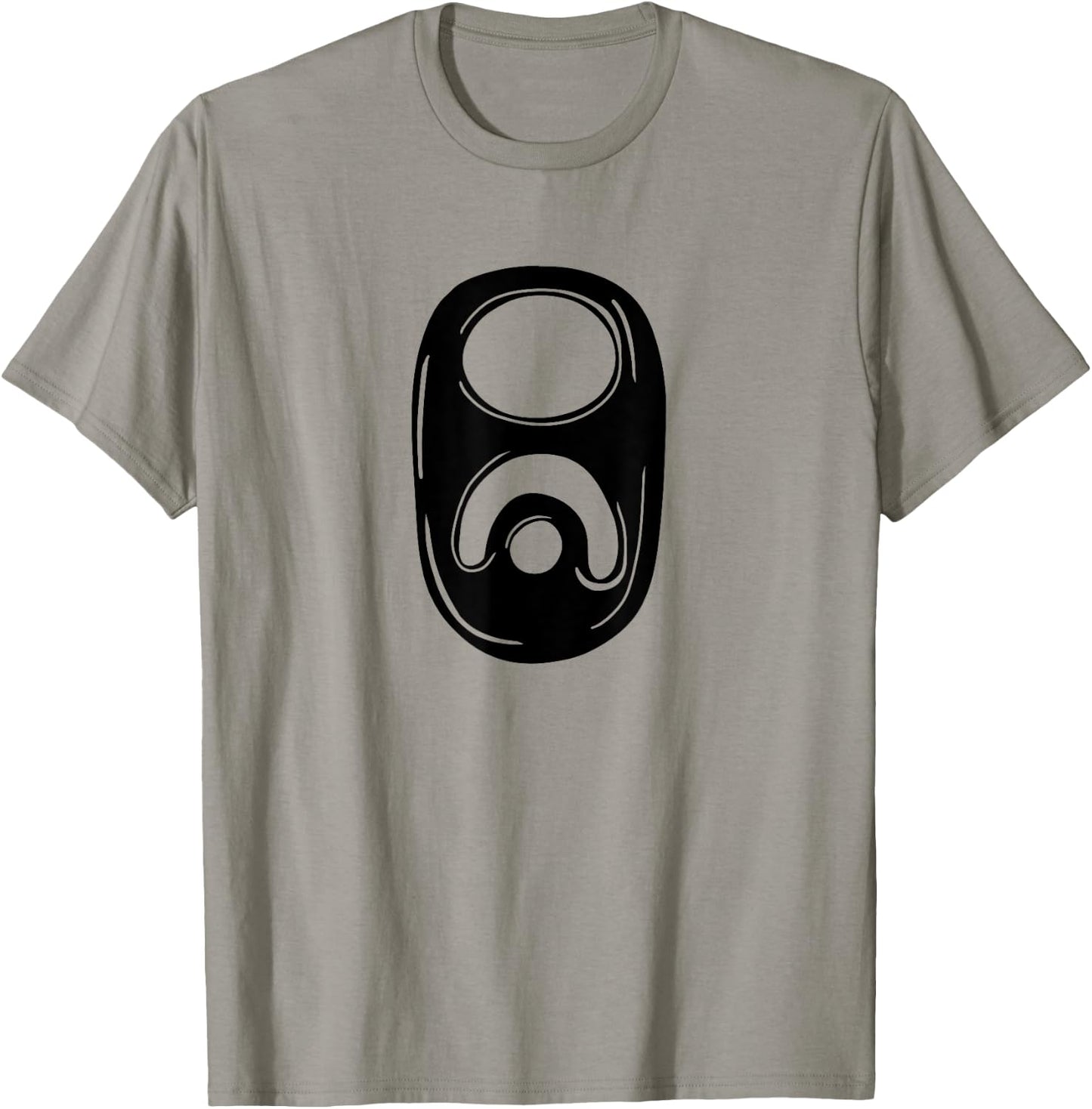 Aluminum soda can tab T-Shirt - T-Shirt | Sand