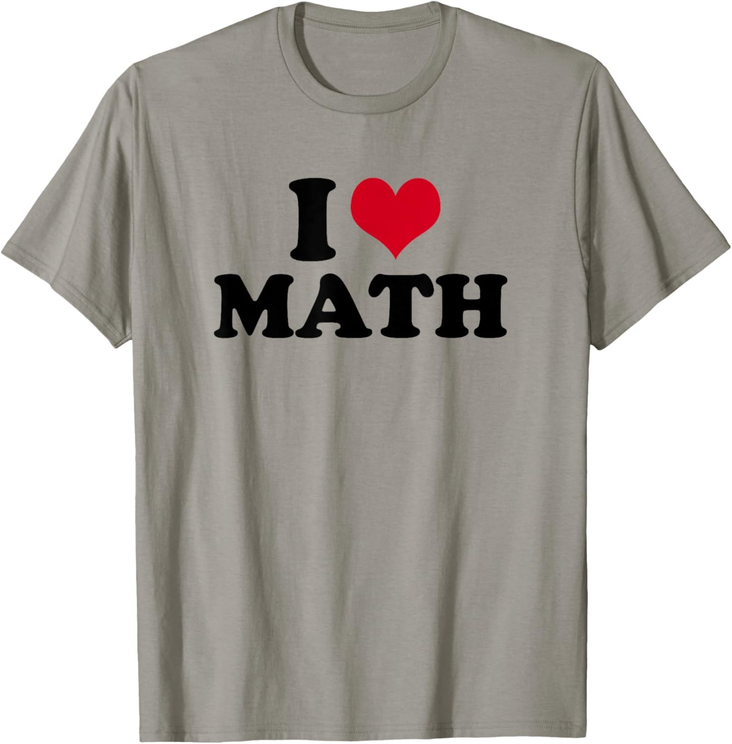 I Love Math Teacher T-Shirt - T-Shirt | Sand