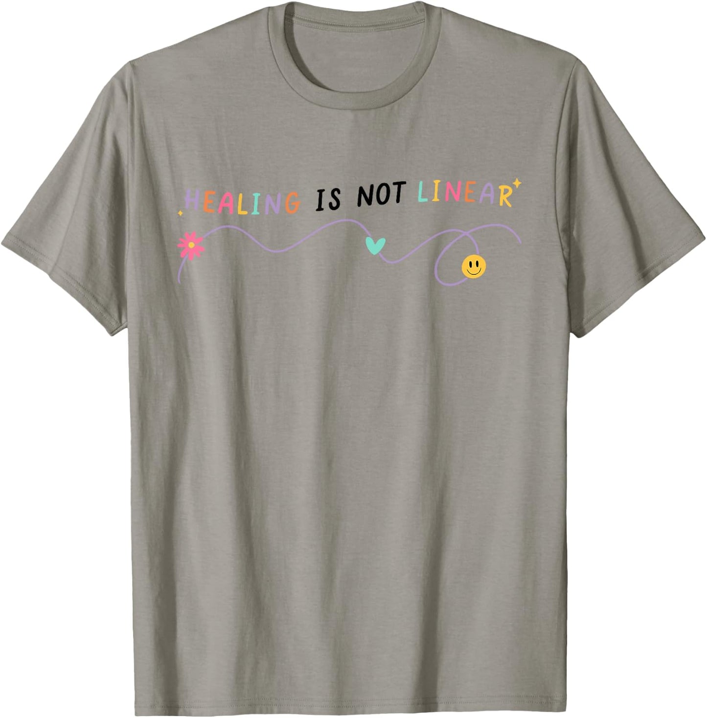 Healing Is Not Linear T-Shirt - T-Shirt | Sand