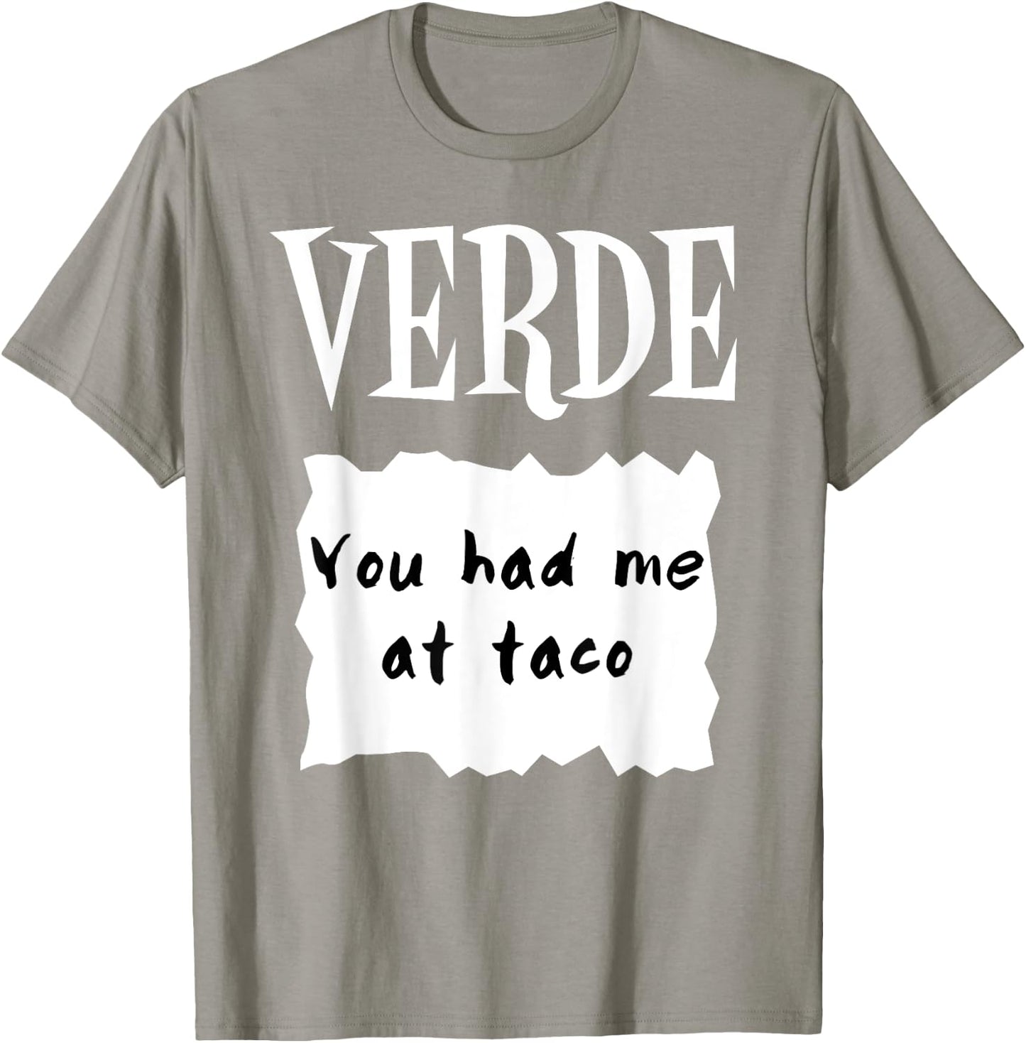 HOT SAUCES Halloween Costumes Green Salsa VERDE SAUCE T-Shirt - T-Shirt | Sand