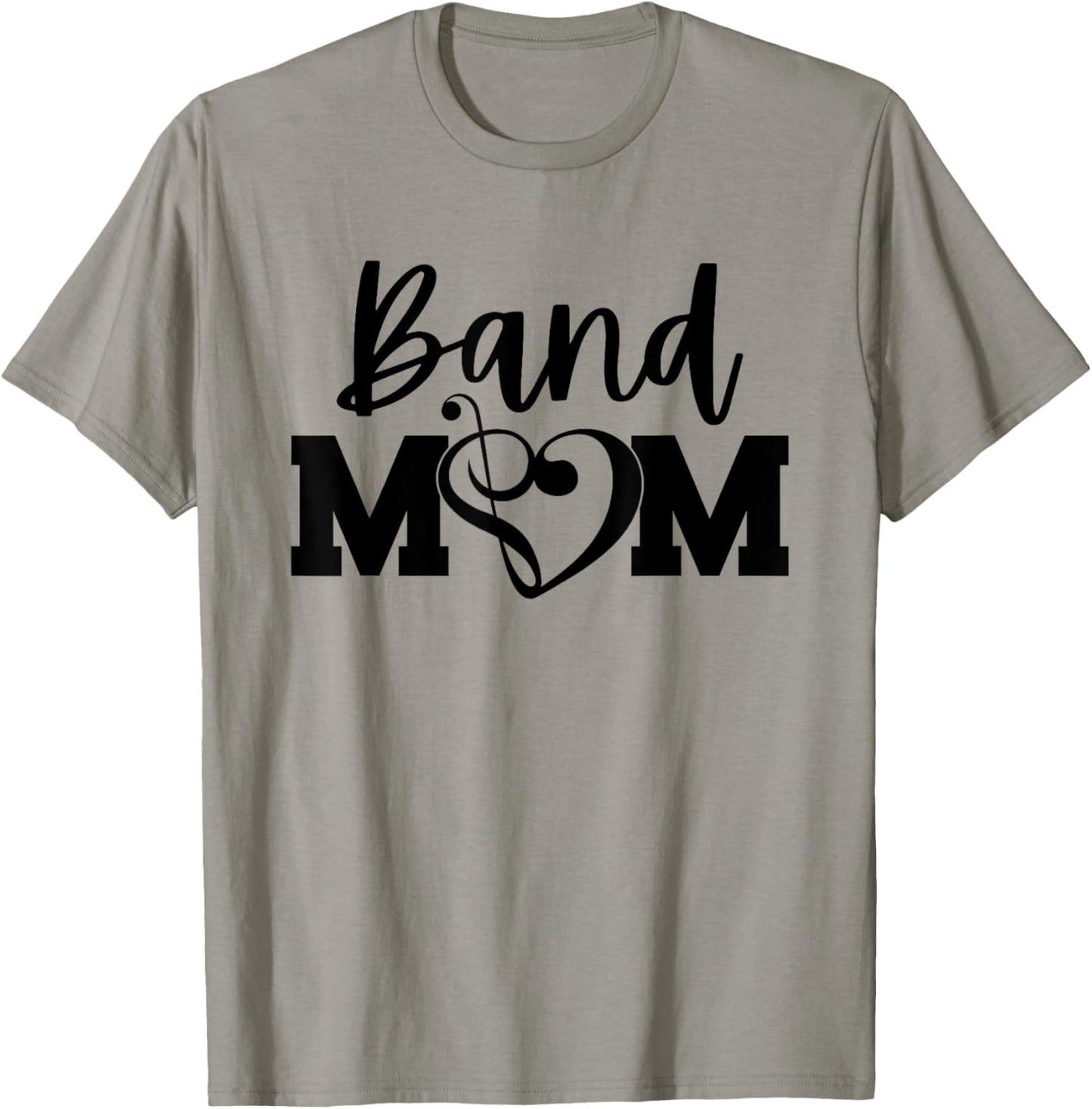 Band Mom Proud Band Mom Musical Marching Band Trumpet T-Shirt - T-Shirt | Sand