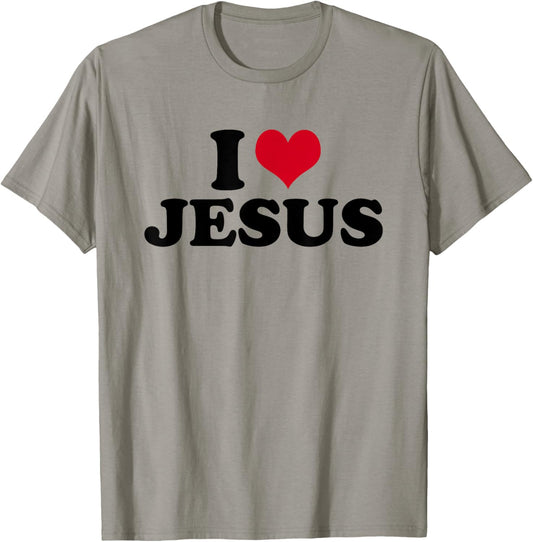 I Love Jesus T-Shirt - T-Shirt | Sand