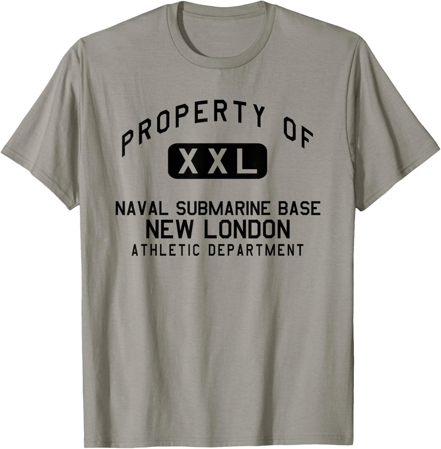Property of Naval Submarine Base New London Athletic Dept T-Shirt - T-Shirt | Sand