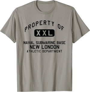Property of Naval Submarine Base New London Athletic Dept T-Shirt - T-Shirt | Sand