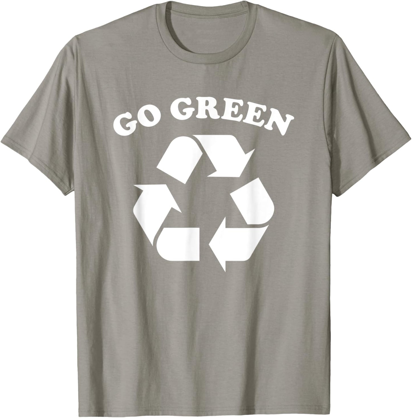 Go Green Recycling Recycle T-Shirt - T-Shirt | Sand