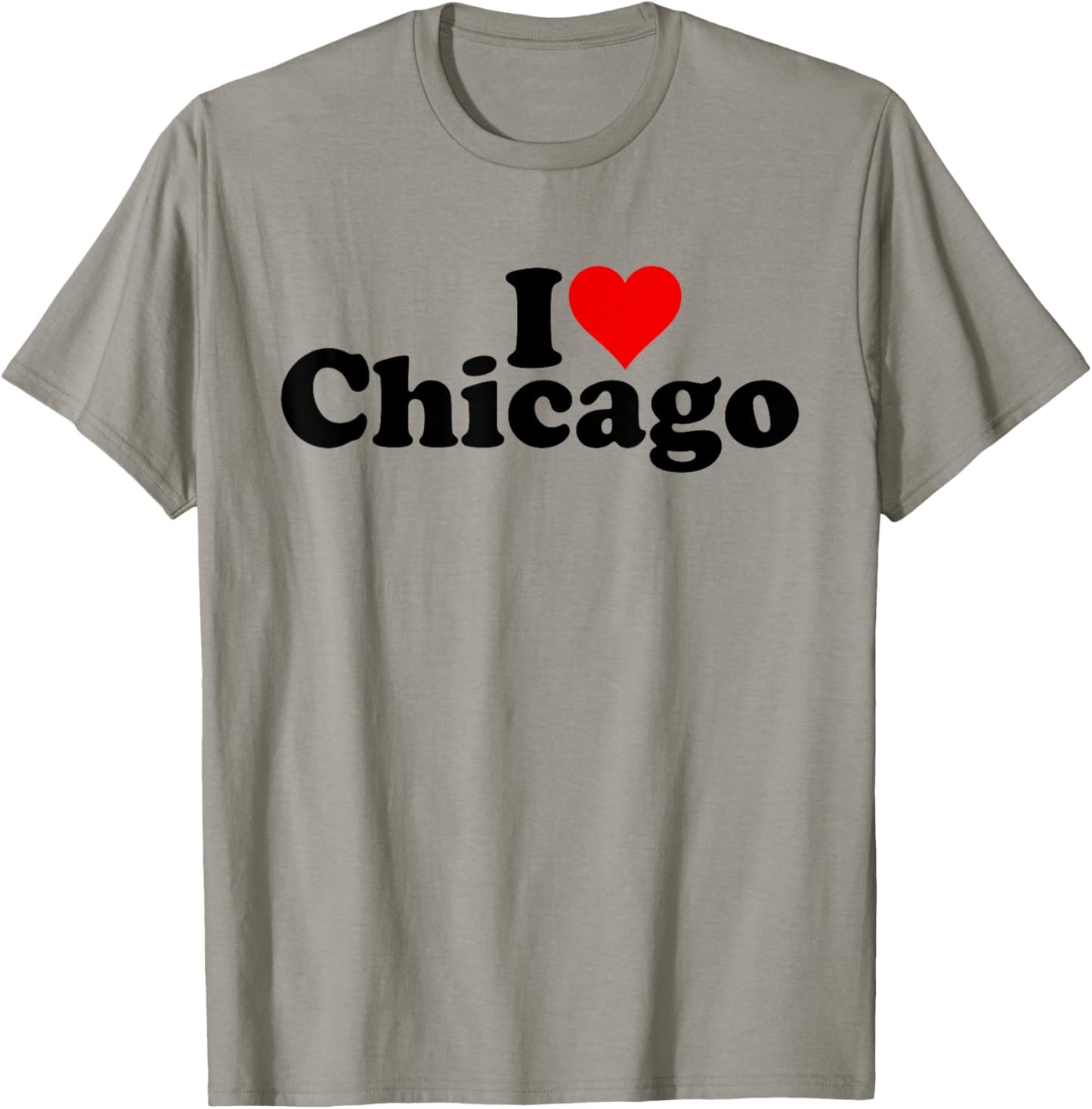 I Love Heart Chicago Illinois T-Shirt - T-Shirt | Sand