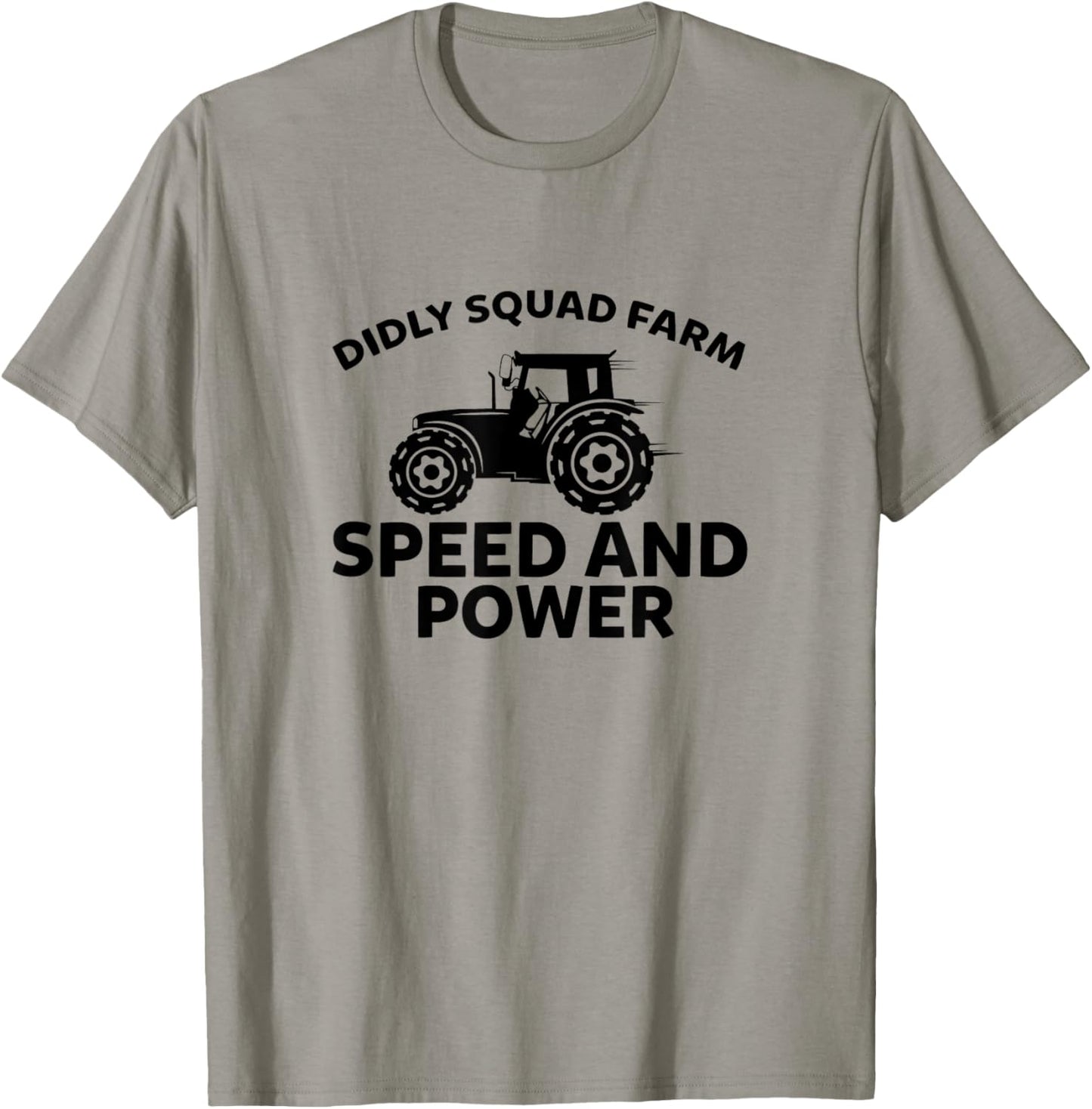 Speed And Power Farming Tractor Farmer T-Shirt - T-Shirt | Sand