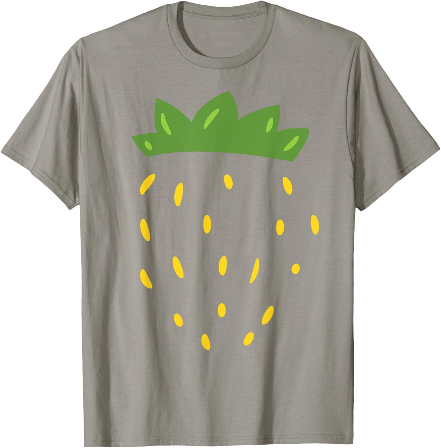 Lazy Strawberry Costume Strawberry Disguise Funny Strawberry T-Shirt - T-Shirt | Sand