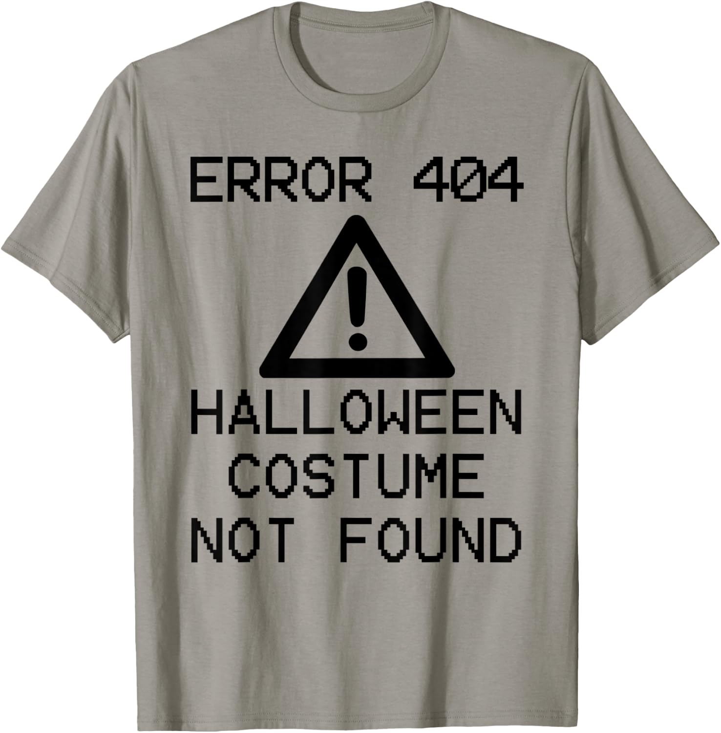 HALLOWEEN COSTUME NOT FOUND Halloween Computer ERROR 404 T-Shirt - T-Shirt | Sand